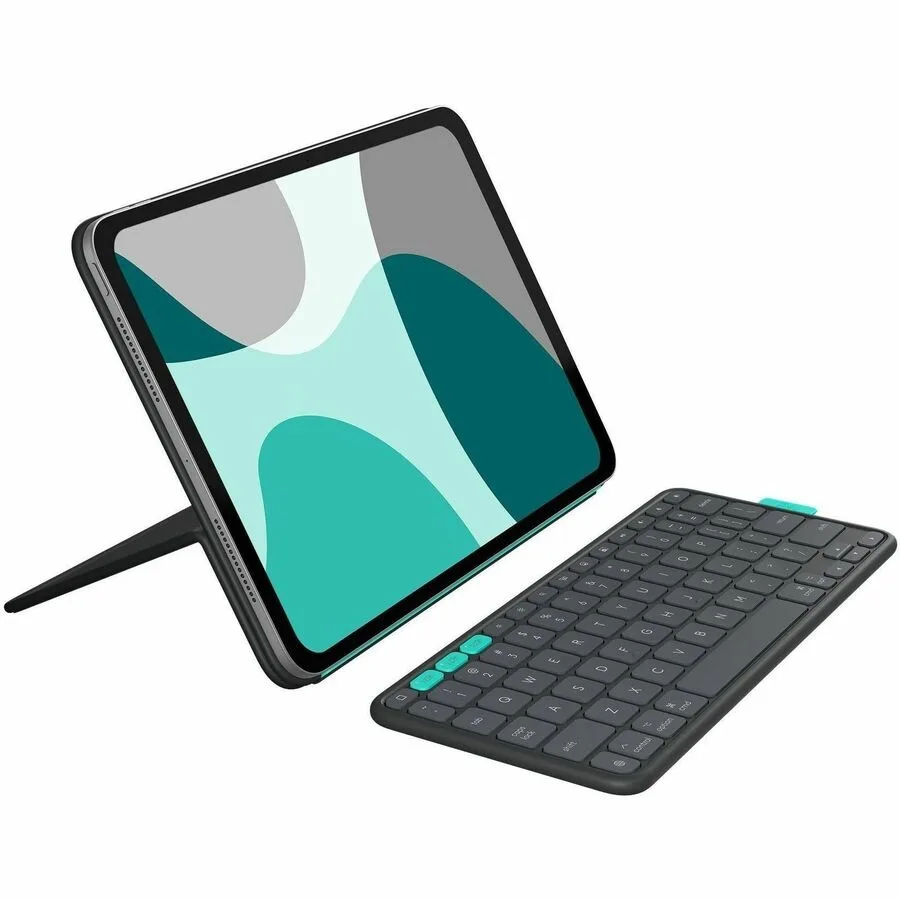 Logitech Logitech 920-013369 Flip Folio Keyboard Case 11" Midnight Black tablet accessory — product photo