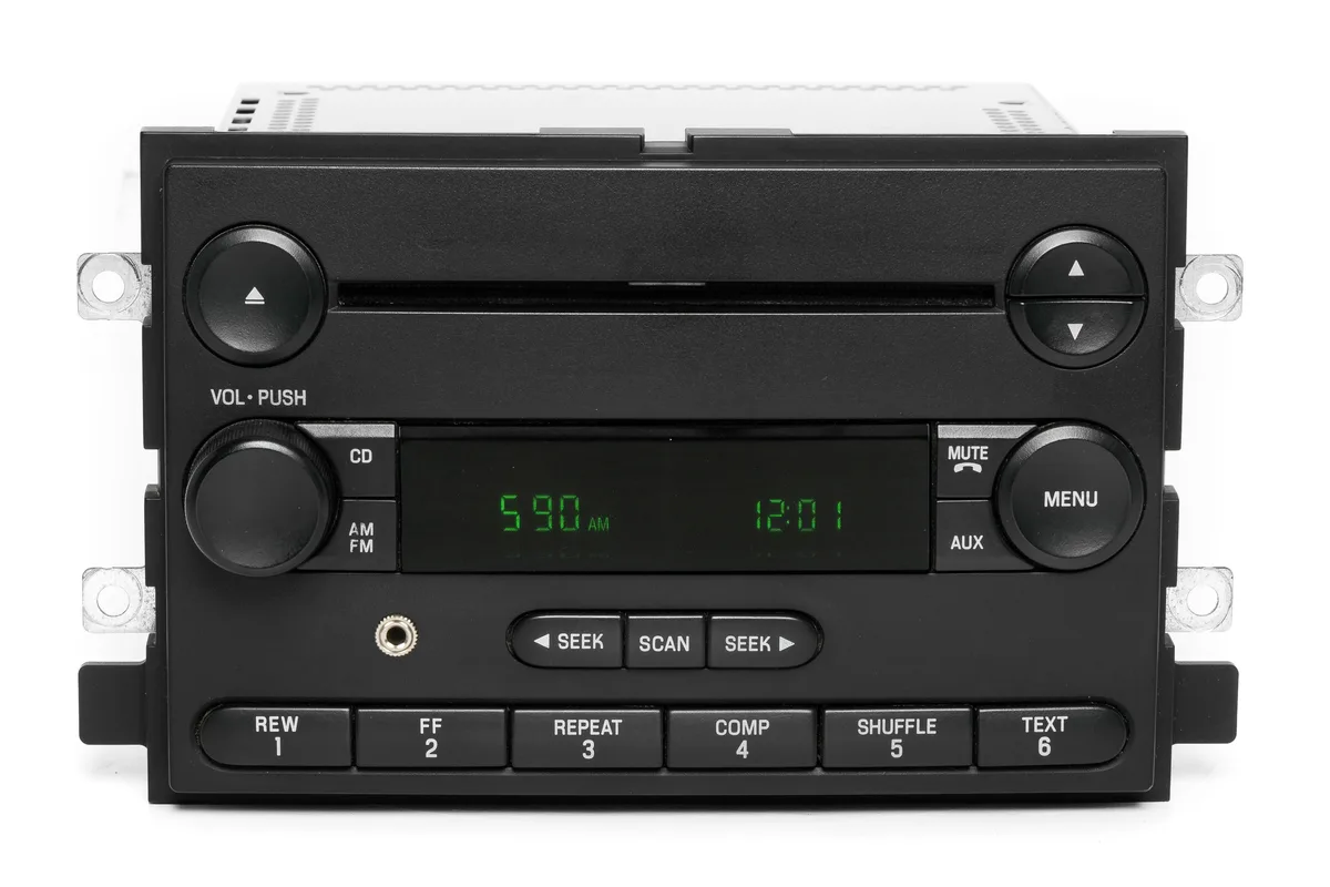 1 Factory Radio 1 Factory Radio 6L3T-18C869-AC receiver AM FM CD AUX 2005-2006 Ford F-150 — product photo
