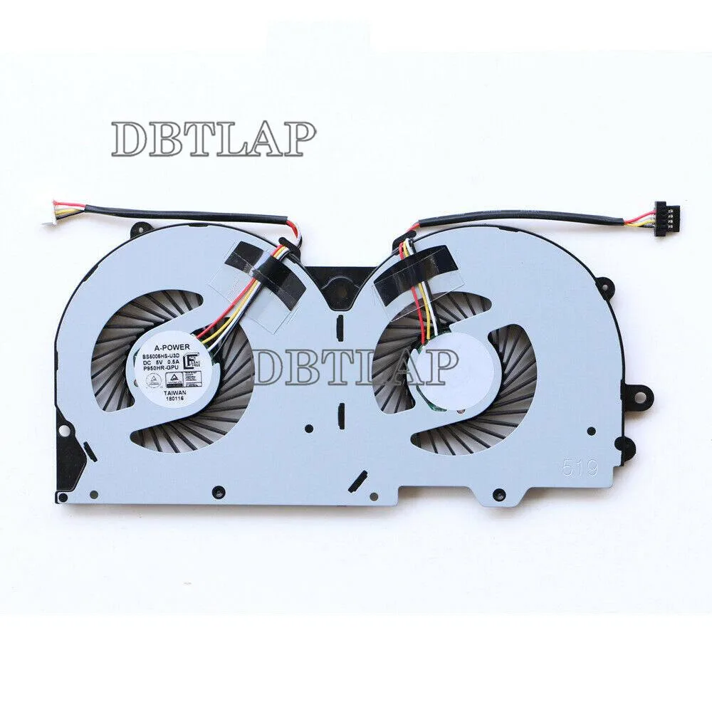 DBTLAP DBTLAP laptop cooling pad Clevo P950 P950HR GPU BS500HS-U3D .50A 4-Wires — product photo