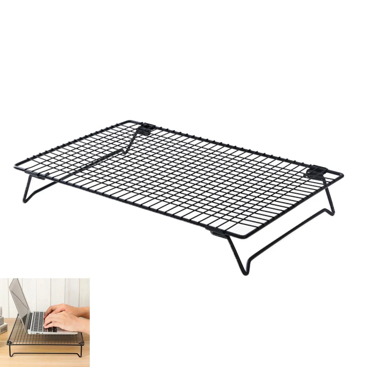 Rain Design US-401 Foldable Laptop Stand 15" Black — product photo