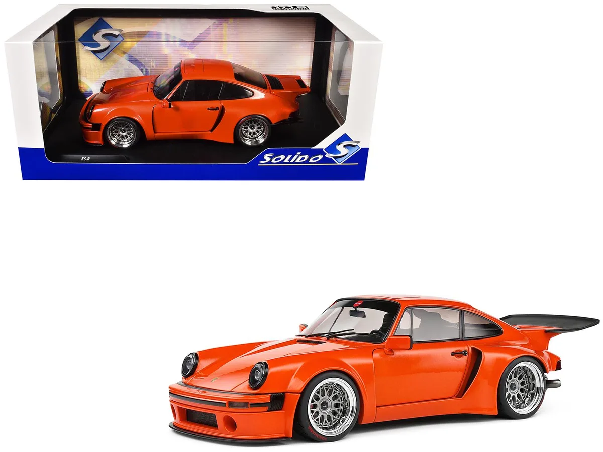 Solido Solido 2022 Porsche 911 KS-R Orange Metallic 1/18 Diecast Car — product photo