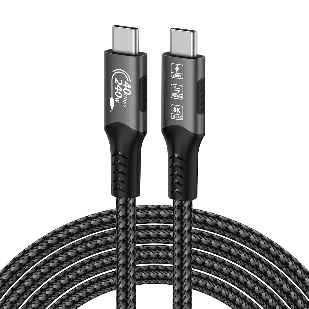HANNORD HANNORD USB C Cable 3.3 ft 240W 40Gbps Grey — product photo