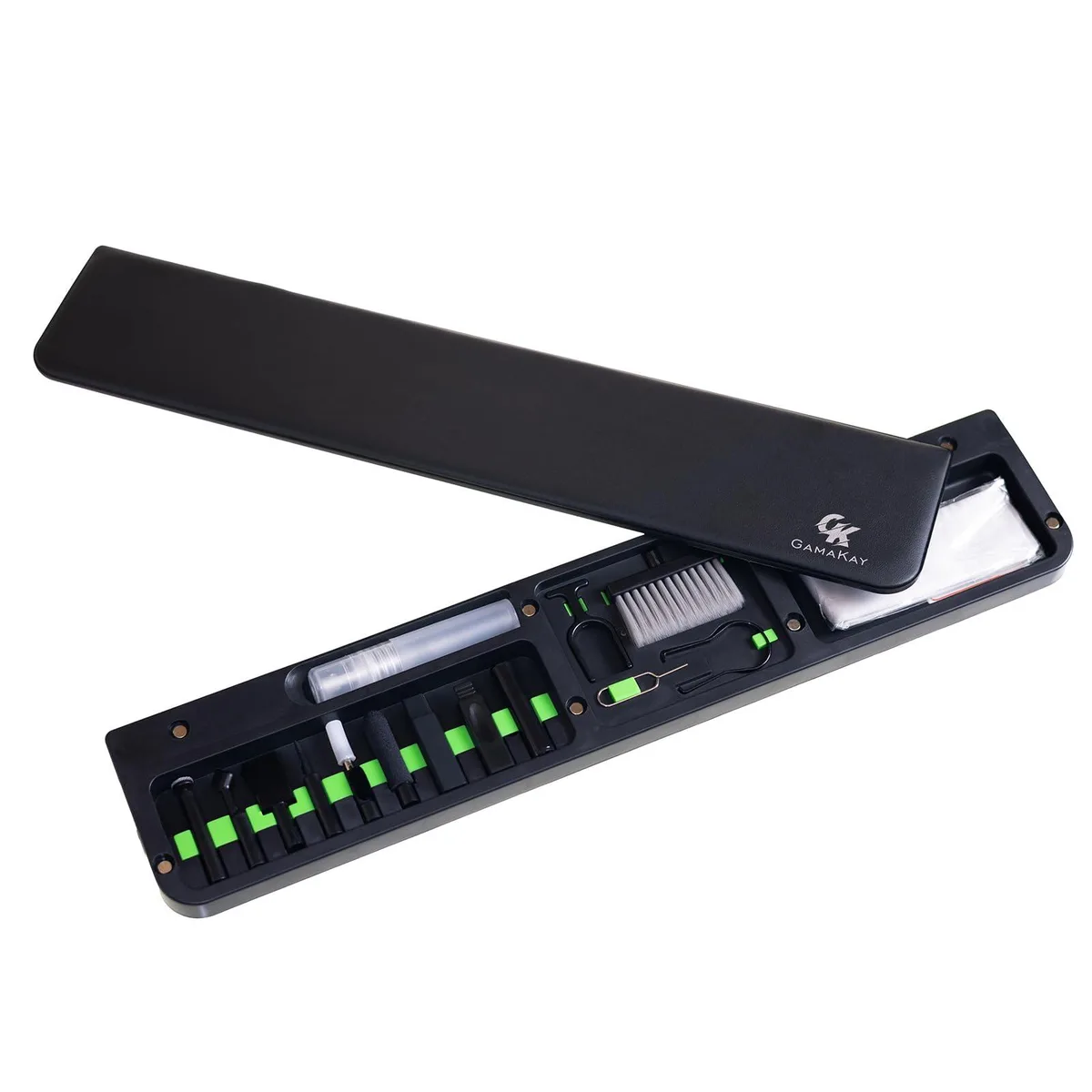  GK GAMAKAY QS-22 Keyboard Wrist Rest Pad with Cleaning Tool Kit 14.17 x 3.11 in — product photo