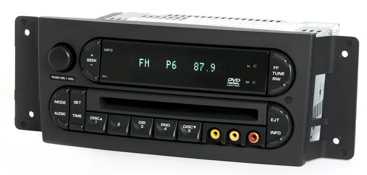 1 Factory Radio 1 Factory Radio P05064084AD REV 22/10 DVD receiver — product photo