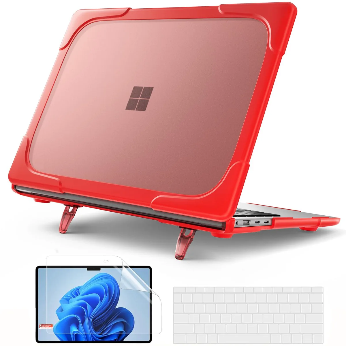 BONAEVER BONAEVER 2036 13.8 inch Surface Laptop 7 2024 laptop case Red — product photo