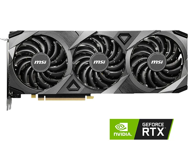 MSI MSI RTX 3070 VENTUS 3X PLUS 8G OC LHR graphics card — product photo