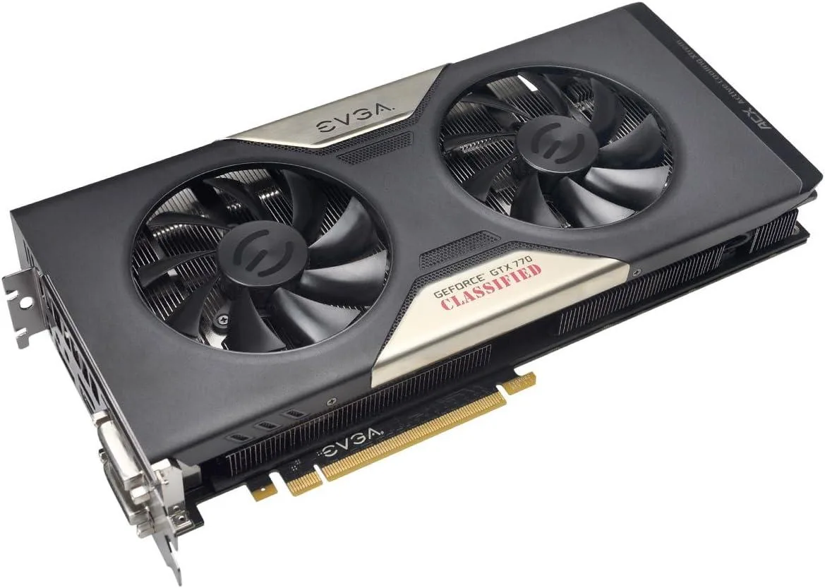 EVGA EVGA GeForce GTX 770 Dual Classified 4GB graphics card — product photo