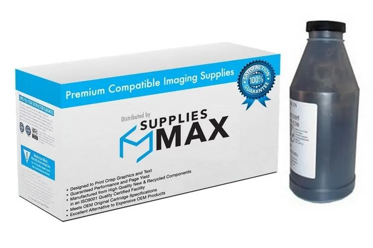 White box with black text and Sharp compatibility labels