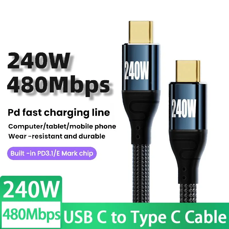 AUTYUE AUTYUE USB C to USB C Cable 3M 240W E-Mark Chip Black — product photo