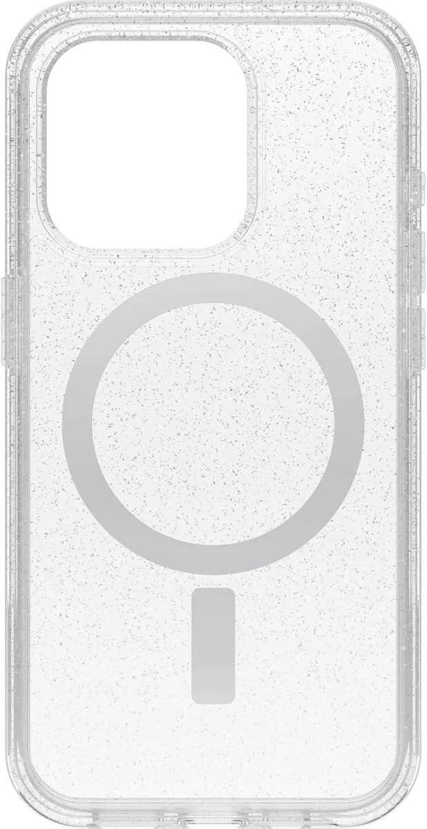 Kenuco Kenuco iPhone 15 Pro Symmetry Clear Case Stardust Clear Silver MagSafe — product photo