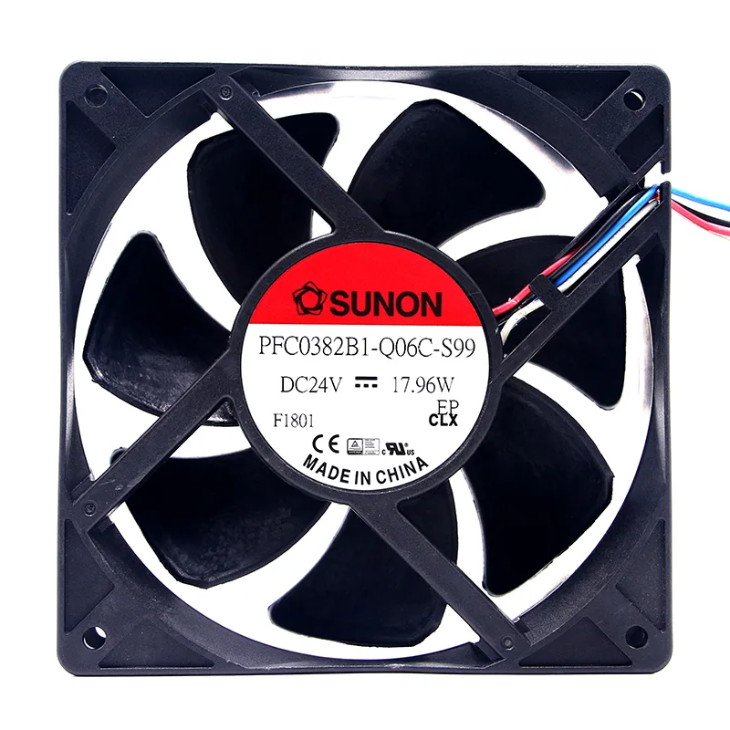 SXDOOL SXDOOL pfc0382b1-q13c-aap 120mm 24V 4200RPM case fan — product photo