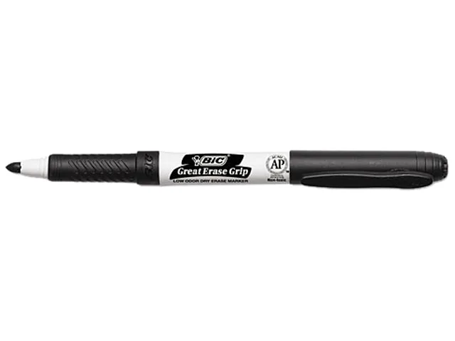 BIC BIC GDE11BK Dry Erase Marker Fine Point Black Dozen — product photo