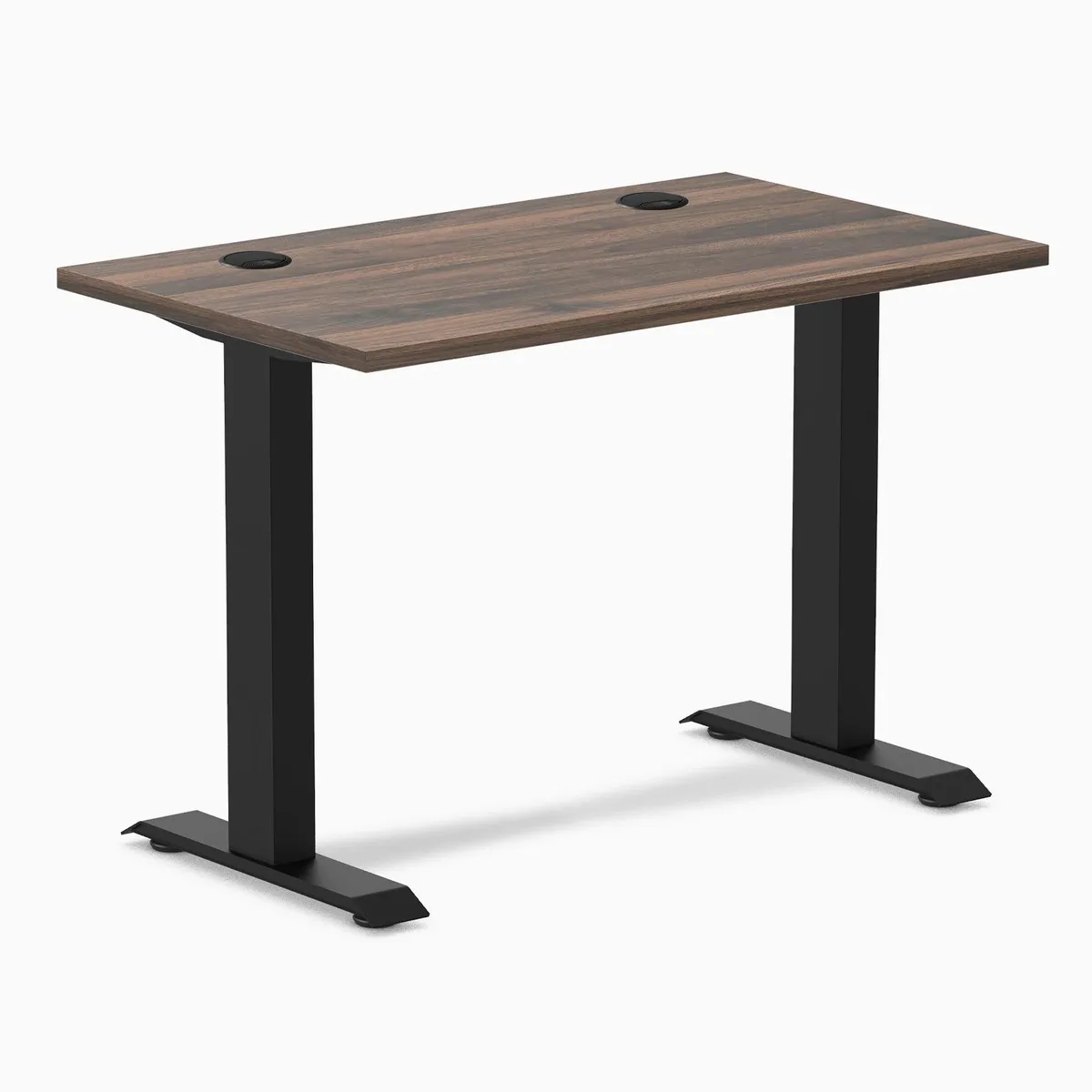 Desky Desky Zero Mini Office Desk Jarrah Legno Matte Black 40 x 24 in — product photo