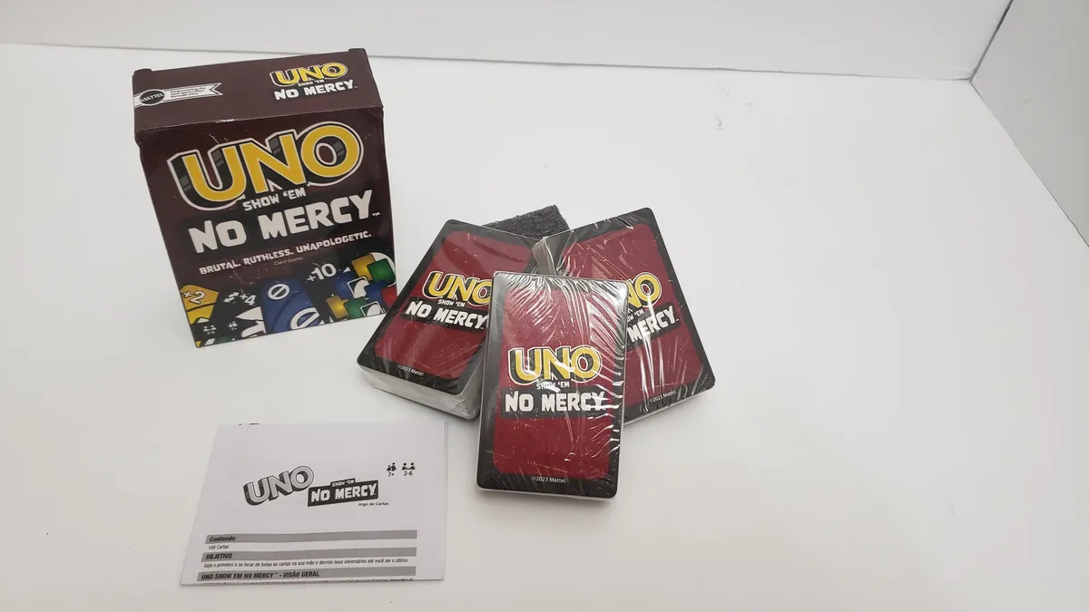 Mattel Mattel UNO Show 'em No Mercy Card Game — product photo