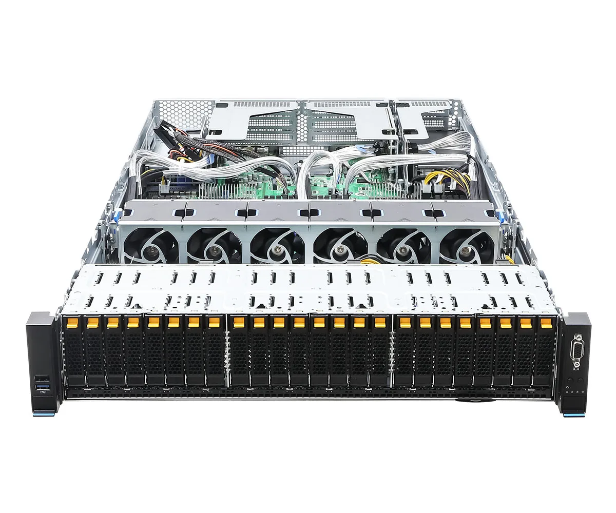 ASRock Rack ASRock Rack 2U24E-GENOA2 barebone server dual SP5 24 NVMe bays — product photo