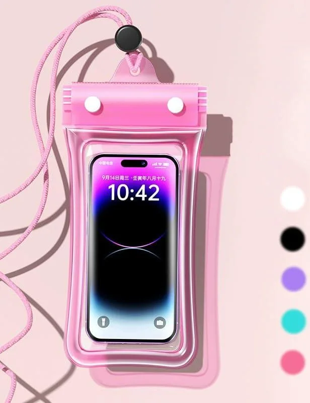 No Sew No Sew Waterproof Phone Pouch IPX8 Pink de01589 — product photo