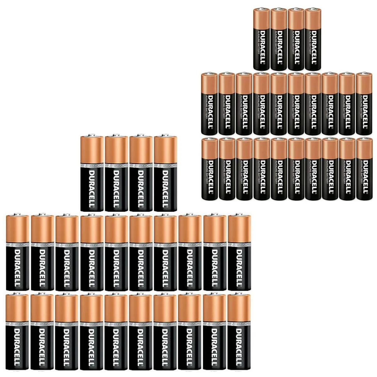 DURACELL DURACELL Duracell-24AA-24AAA battery pack 24 AA 24 AAA 1.5V 10 year storage — product photo