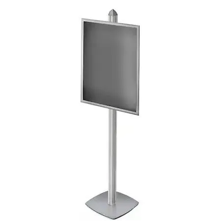Azar Displays Azar Displays 300290-SLV Sky Tower Display Kit 22"W x 28"H Snap Frame Silver — product photo