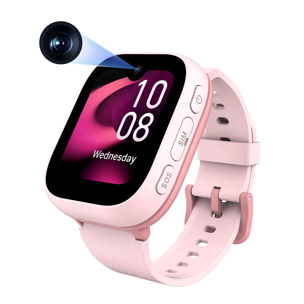 MIRO MIRO W4 4G Kids Smart Watch 1.78" AMOLED IP68 GPS WiFi Bluetooth 5MP Camera 8GB 700mAh Blue — product photo