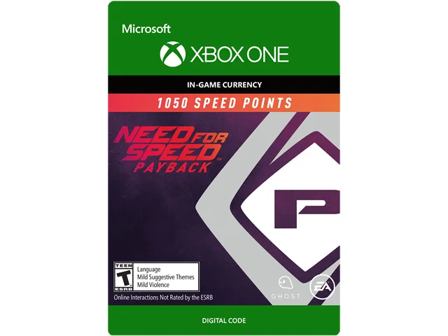Electronic Arts Electronic Arts 7F6-00158 Need for Speed Payback 1050 Speed Points downloadable game — product photo