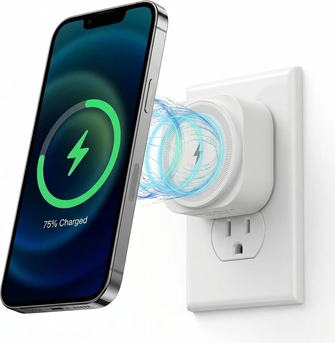 Luisport Luisport Qi2 15W Magnetic Wall Charger White — product photo