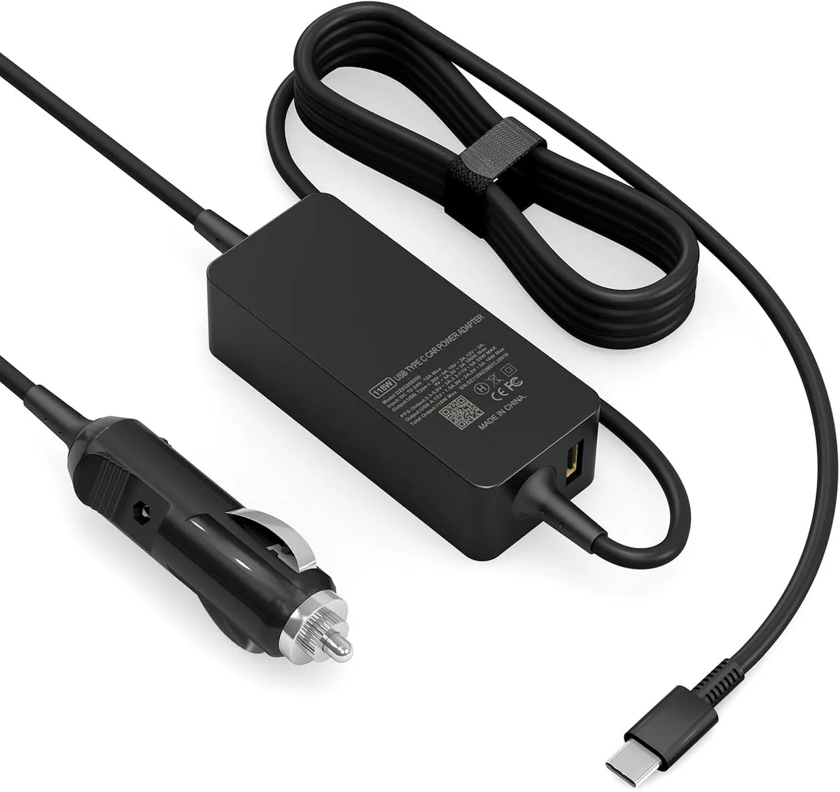 FLEANE FLEANE 100W USB-C Car Charger Black — product photo