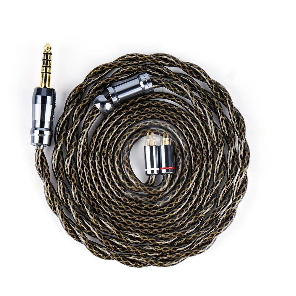 LORDWORLD LORDWORLD 4.4mm balanced 2-pin IEM cable 1.2m 2.5mm stereo — product photo