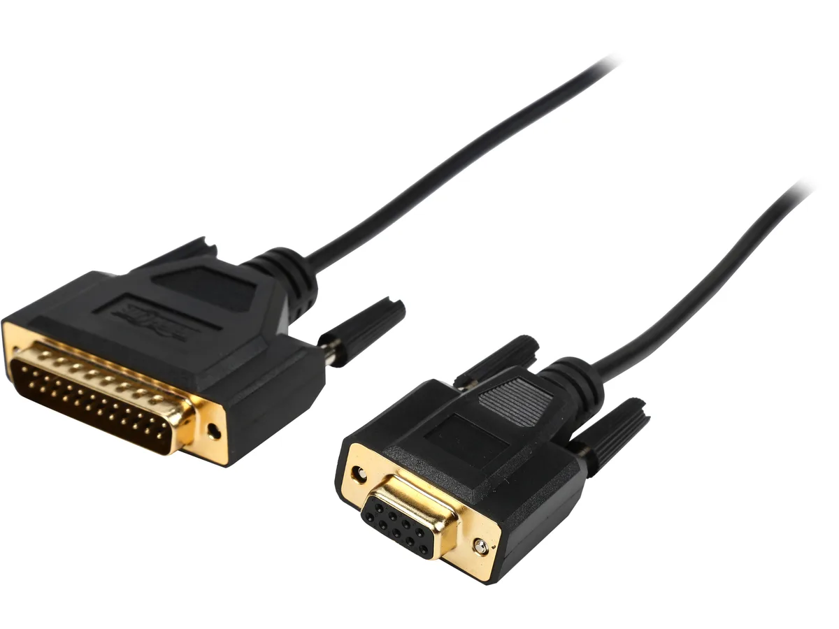 Tripp Lite Tripp Lite P456-006 6 ft Null Modem DB9F to DB25M Serial Cable — product photo