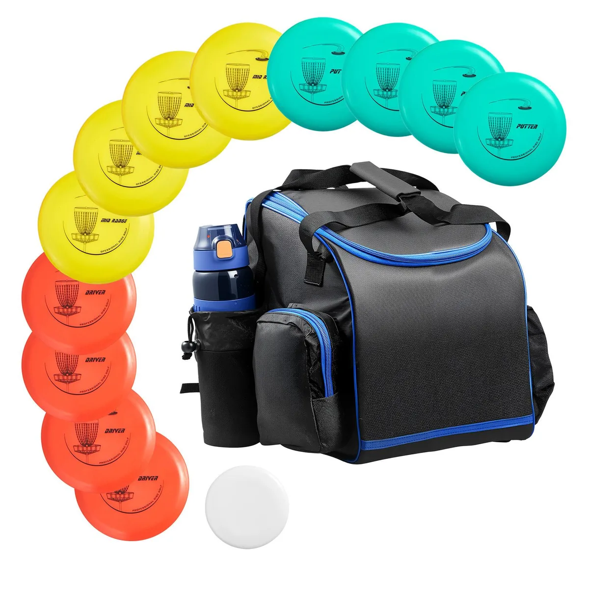 VEVOR VEVOR Disc Golf Set 12+1 Discs TPE Backpack JY005-S70003 — product photo
