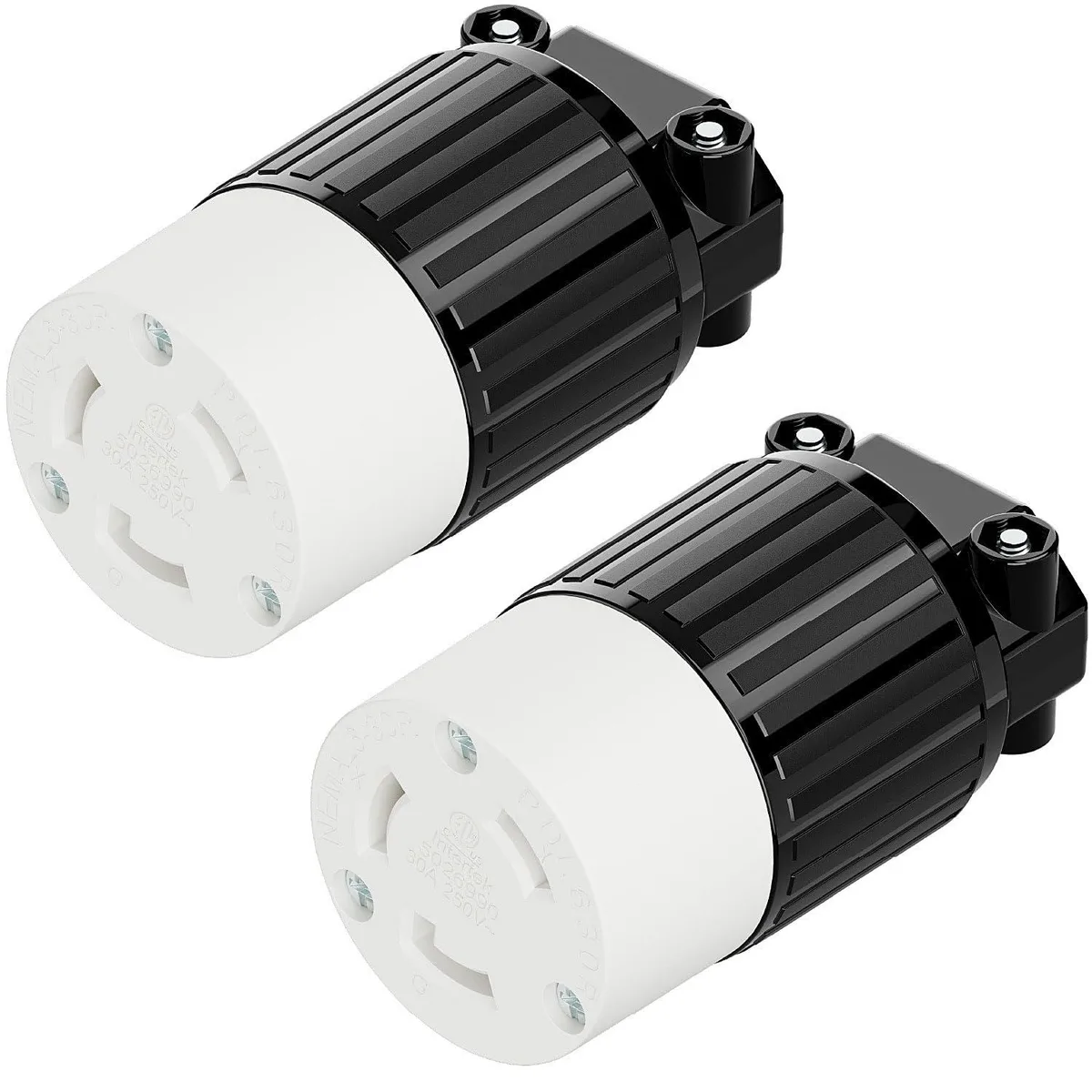 LORDWORLD LORDWORLD Nema L6-30R 30A 250V Locking Connector 2-Pack — product photo
