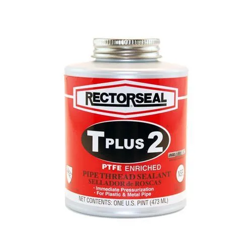 RECTORSEAL RECTORSEAL 23431 Pipe Thread Sealant 16 oz White T Plus 2 Brush-Top Can — product photo