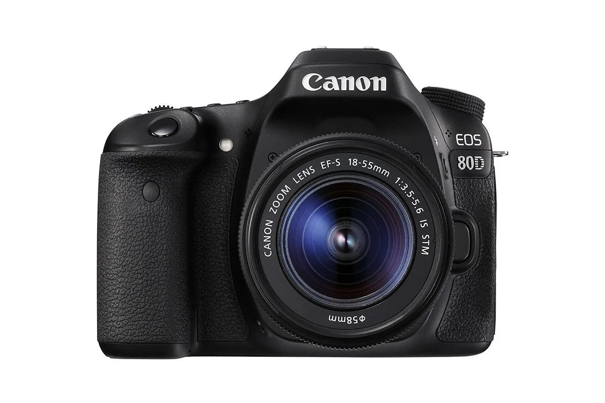 Canon International Canon International EOS 80D Camera Kit EF-S 18-55mm f/3.5-5.6 IS STM Black — product photo