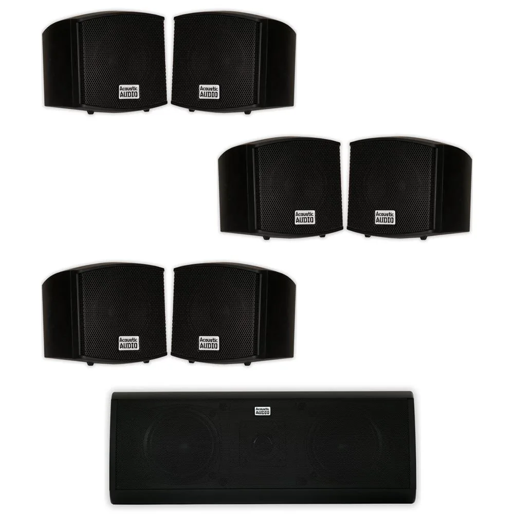 Goldwood Sound, Inc. Goldwood Sound, Inc. AA321B &amp; AA40CB 7-Speaker Home Theater Set — product photo