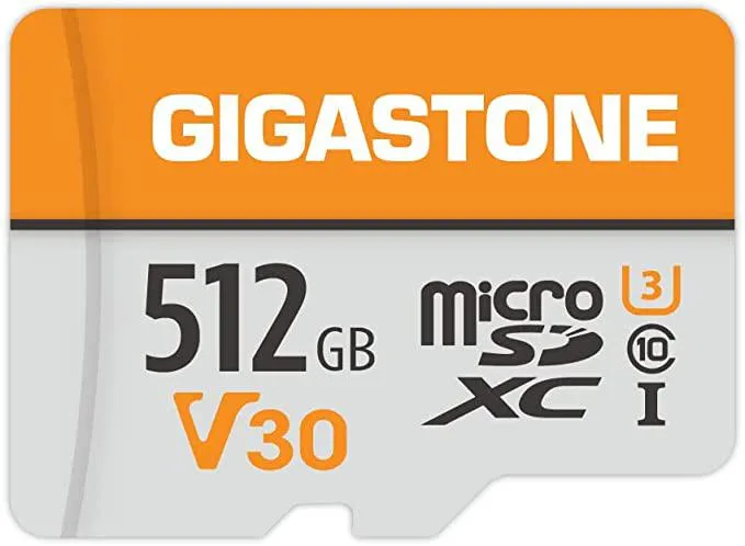 Gigastone Corporation Gigastone 512GB microSDXC 100/40 MB/s U3 V30 Class 10 — product photo