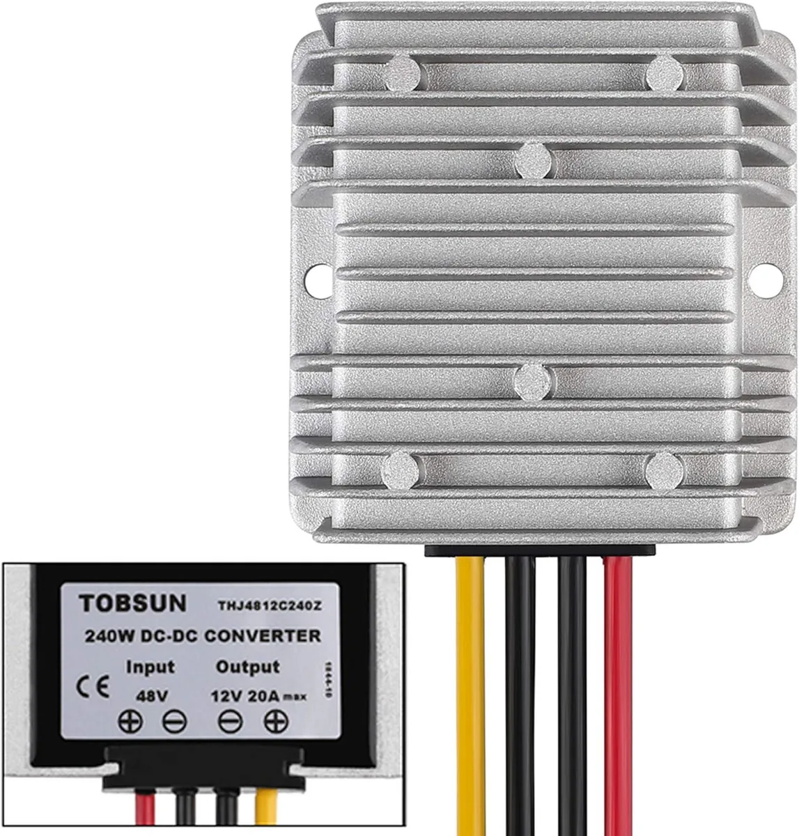 GCON GCON 48V to 12V 20A 240W DC Voltage Regulator gender changer — product photo