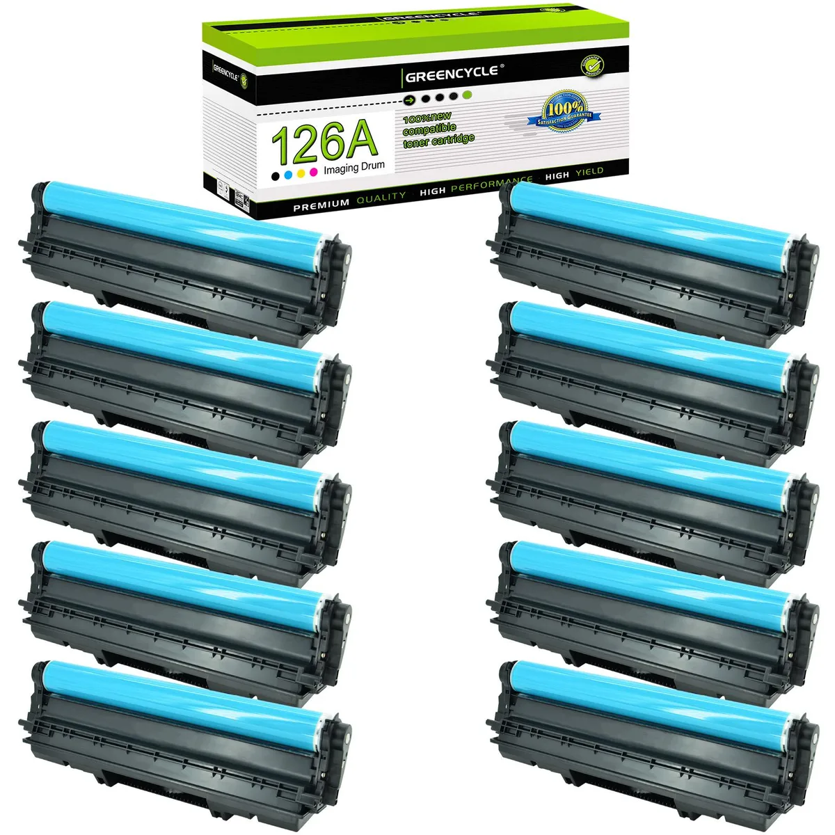 GREENCYCLE GREENCYCLE 126A CE314A Imaging Drum 10-Pack toner cartridge — product photo