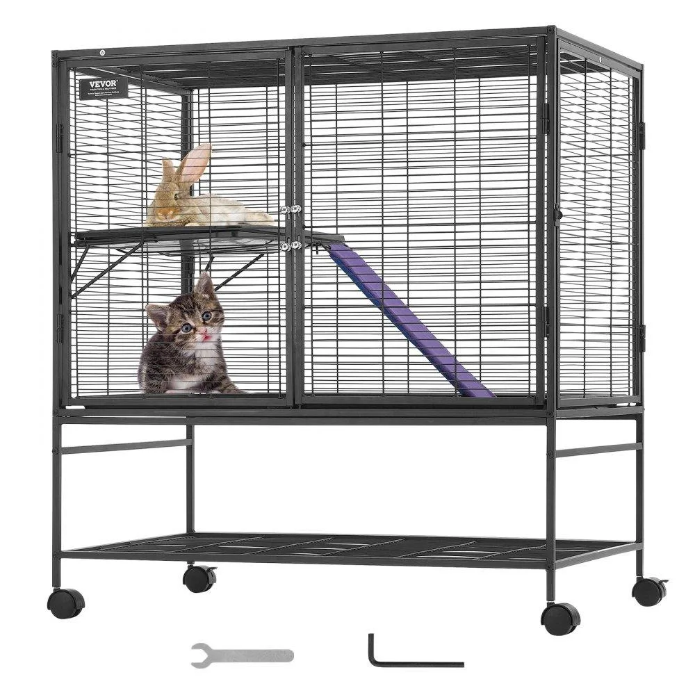 VEVOR VEVOR JM-XC-083 39" 2-Tier Small Animal Cage with Tray Ramp — product photo