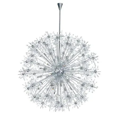 Maxim Maxim Starfire 40-Light 44" Polished Chrome Chandelier — product photo