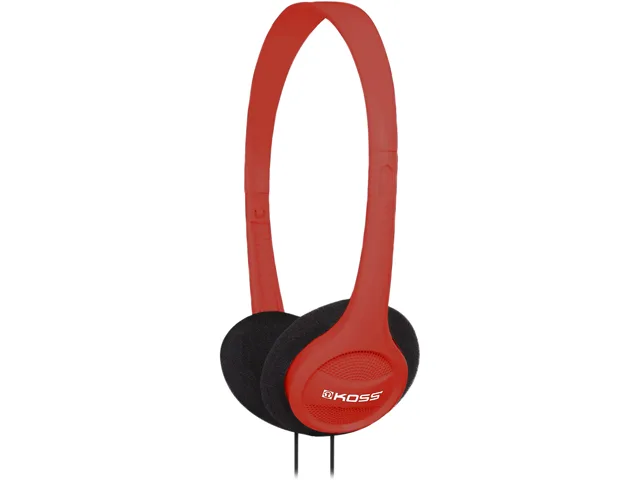Koss Koss KPH7R On-Ear Headphone Red 80-18000 Hz 32 ohm 91 dB 3.5 mm 4 ft — product photo