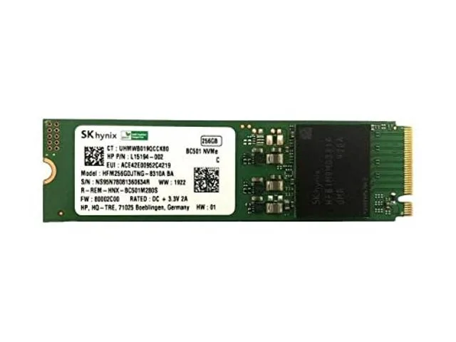 SK hynix SK hynix BC501 256GB M.2 2280 PCIe NVMe internal SSD — product photo