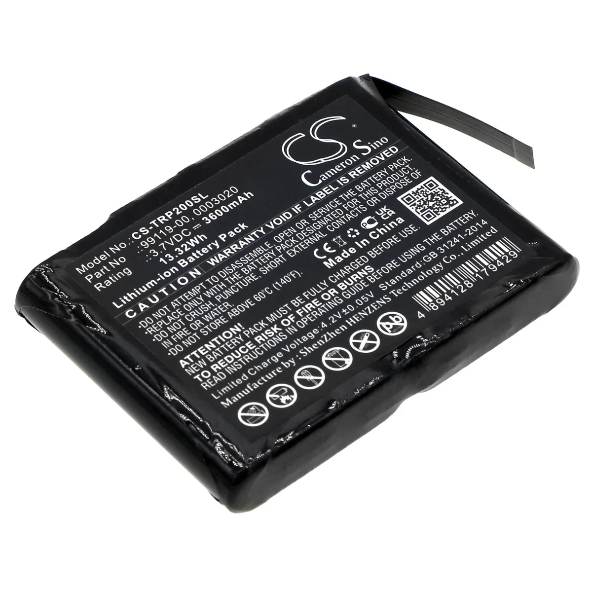 Cameron &amp; Co Cameron &amp; Co DS-CS-TRP200SL 3.6 Ah Li-ion GPS battery — product photo