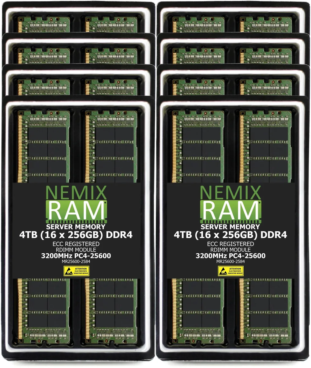 NEMIX RAM NEMIX RAM 4TB 16x256GB DDR4 3200 8Rx4 ECC RDIMM — product photo