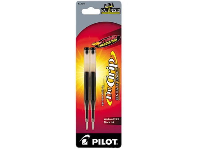 Pilot Pen Pilot Pen 77271 Dr. Grip Refill 2 Pack Black Ink — product photo