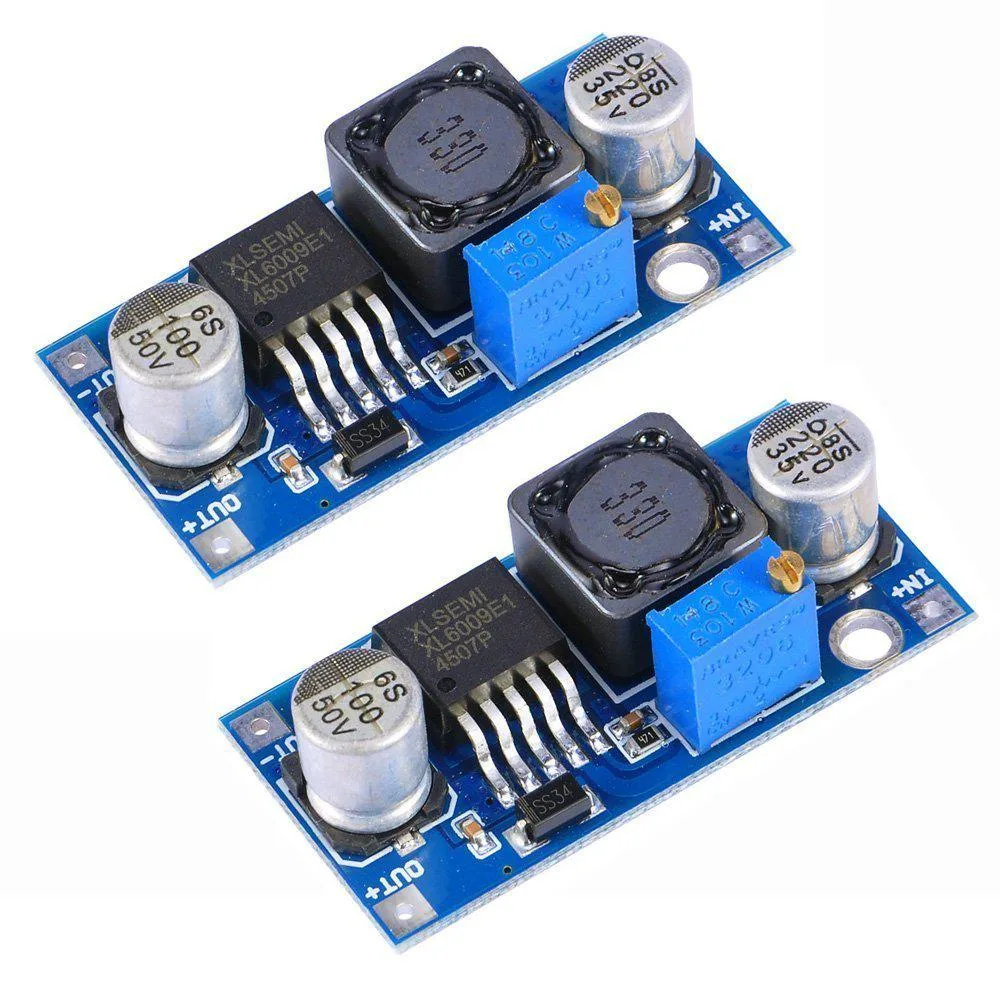 Grabaroos Grabaroos XL6009 DC-DC Adjustable Step-up Boost Power Converter Module 2 pcs — product photo