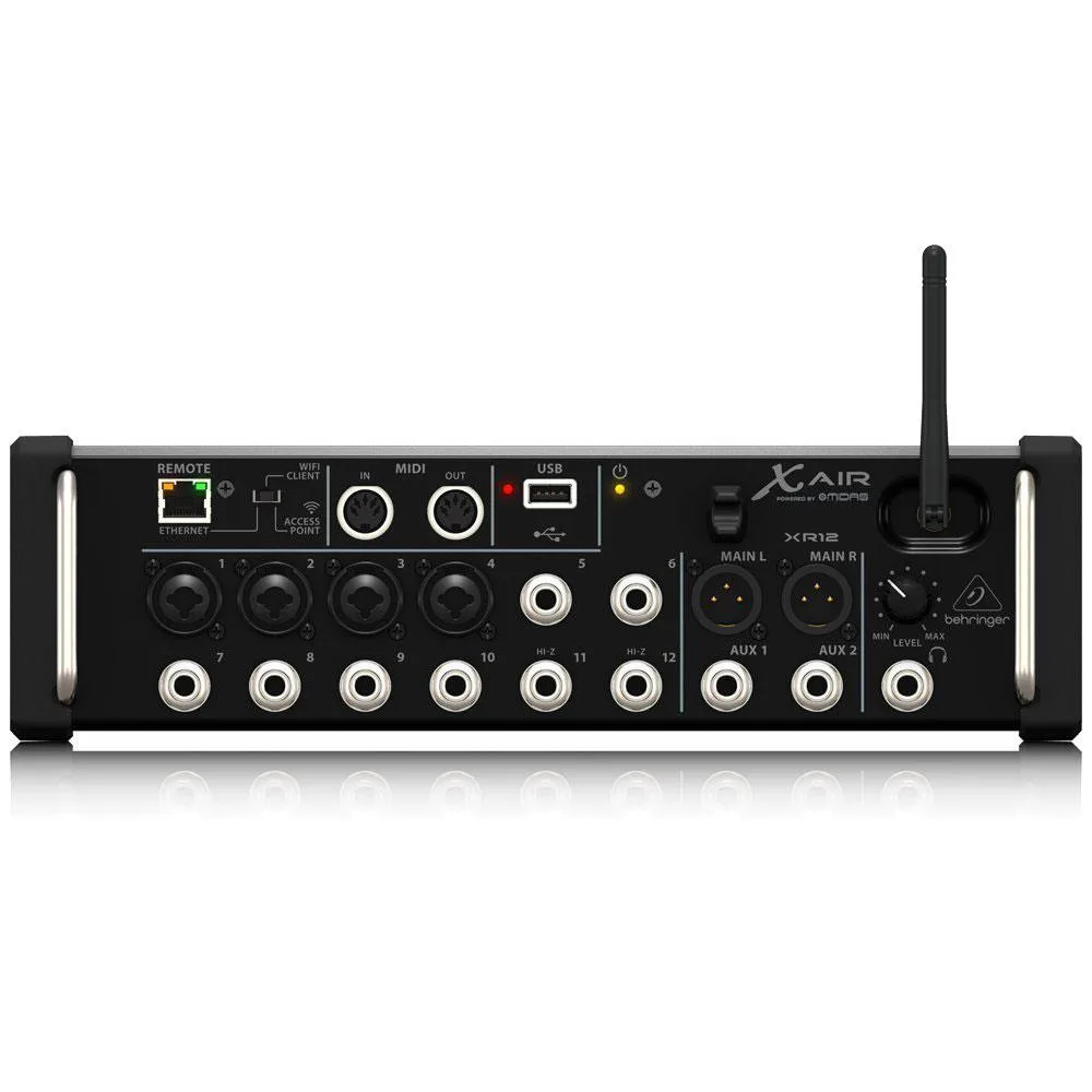 Behringer Behringer X AIR XR12 12-input digital audio mixer — product photo