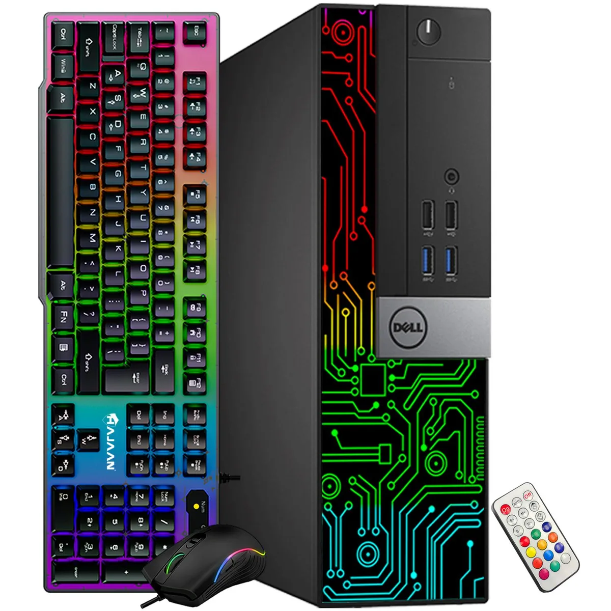 DELL DELL OptiPlex Gaming Desktop PC i3-6100 3.70 GHz 16GB DDR3 256GB SSD 1TB HDD GT 1030 2GB — product photo