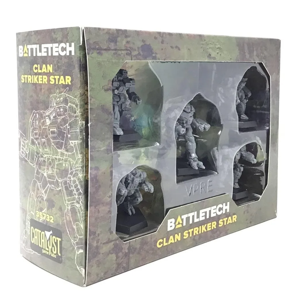 CATALYST GAME LABS CATALYST GAME LABS CAT 35732 BattleTech Mini Force Pack Clan Striker Star game — product photo