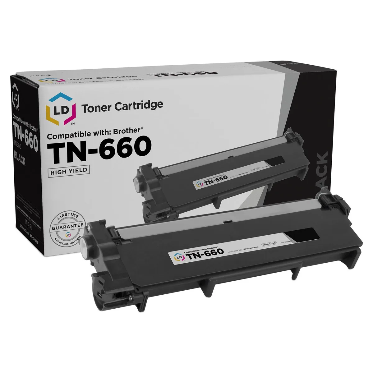 LD Products LD Products Compatible TN660 High Yield Black Toner Cartridge — product photo