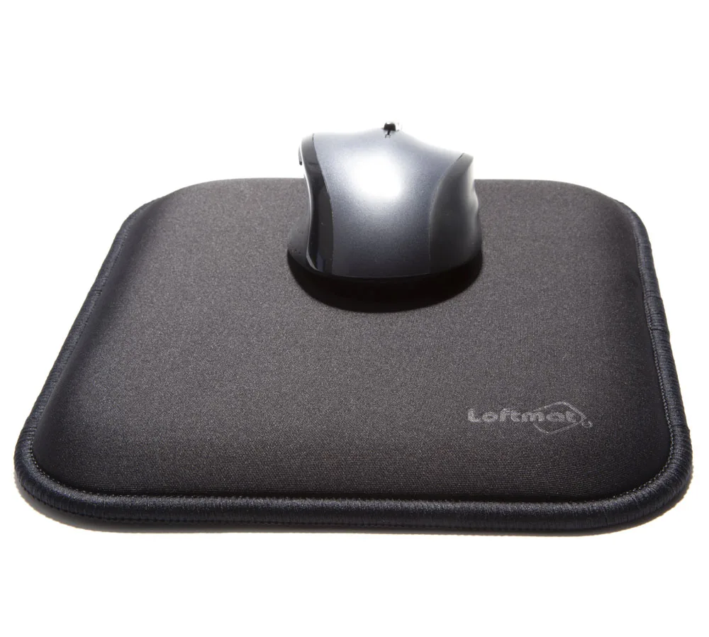 Loftmat Loftmat Cushioned Mouse Pad 9" x 8" Black The Office Small — product photo