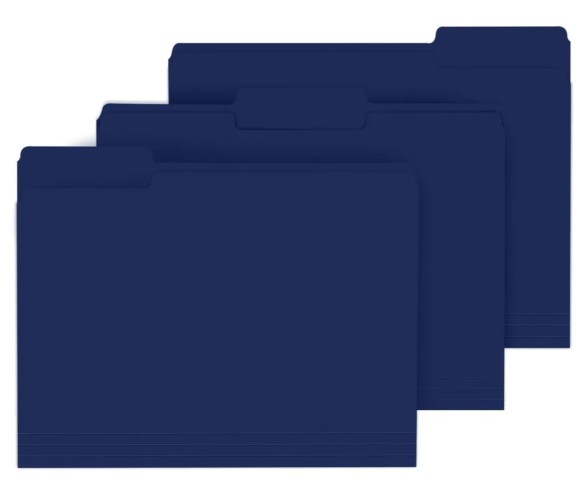 Pendaflex File Folder 1/3 Cut Tab Letter Size Dark Blue 120 Pack — product photo